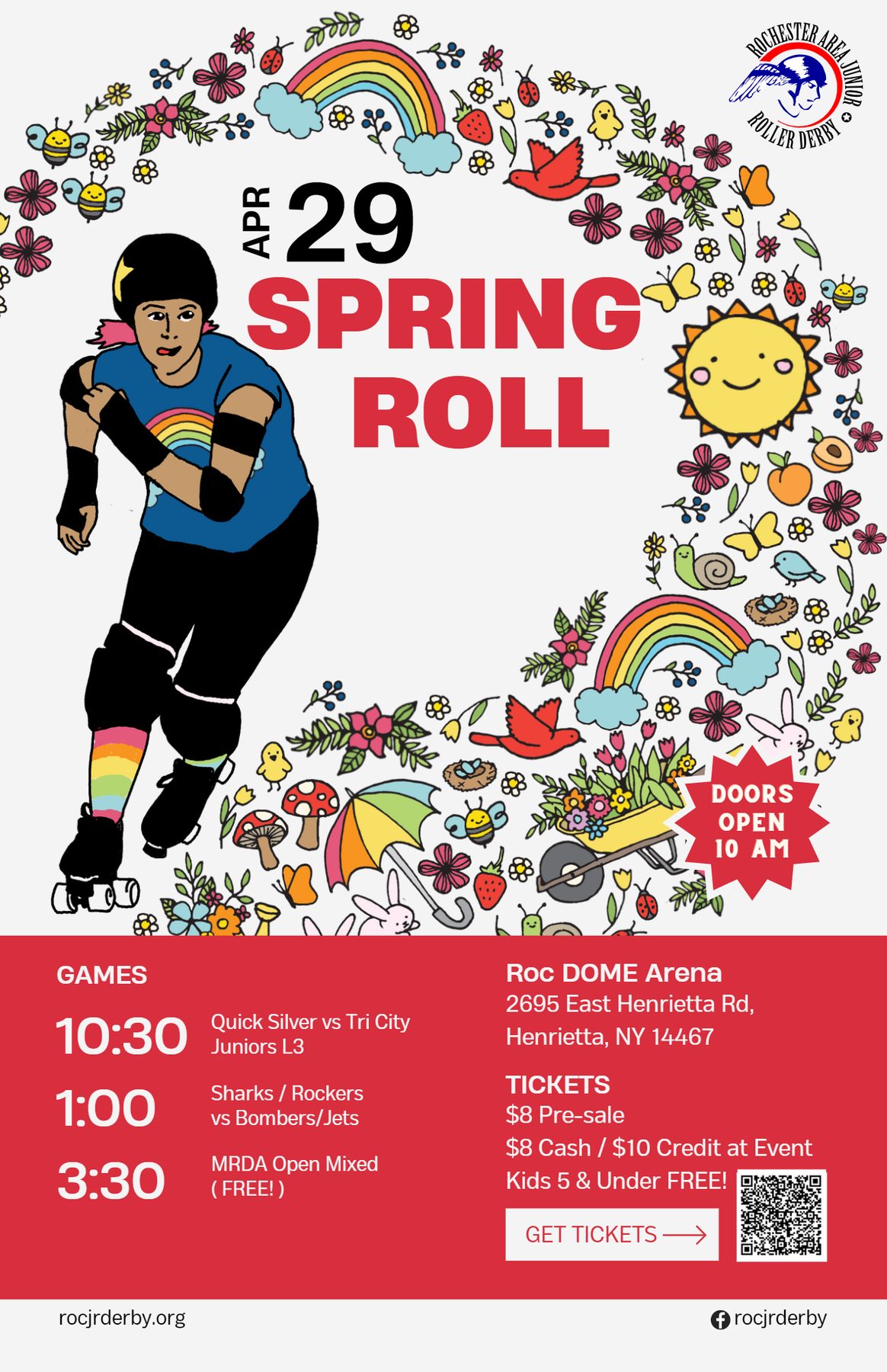 Spring Roll 11x17 event poster