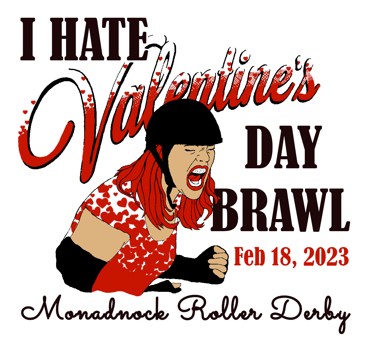 I Hate Valentine's Day Brawl event logo